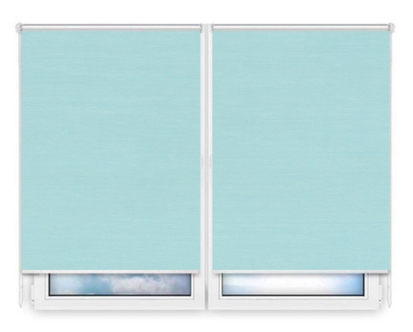 Рулонные шторы Мини Лусто-голубой цена. Купить в «Мастерская Жалюзи»